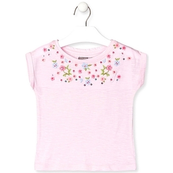 Textiel Kinderen T-shirts korte mouwen Losan 016-1003AL Roze
