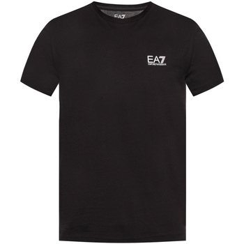 Textiel Heren T-shirts korte mouwen Ea7 Emporio Armani 8NPT51 PJM9Z Zwart