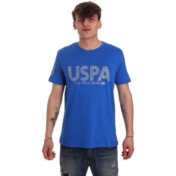 Textiel Heren T-shirts korte mouwen U.S Polo Assn. 57197 49351 Blauw
