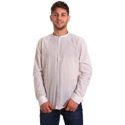 Textiel Heren Overhemden lange mouwen Gaudi 811FU45020 Wit
