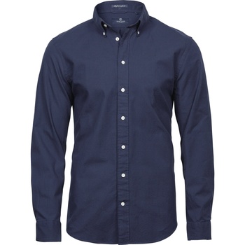 Textiel Heren Overhemden lange mouwen Tee Jays TJ4000 Blauw