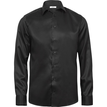 Textiel Heren Overhemden lange mouwen Tee Jays T4020 Zwart