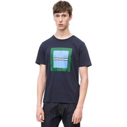 Textiel Heren T-shirts korte mouwen Calvin Klein Jeans K10K102679 Blauw