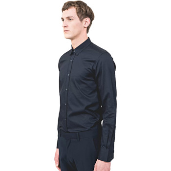 Textiel Heren Overhemden lange mouwen Antony Morato MMSL00525 FA440012 Blauw