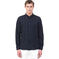 Textiel Heren Overhemden lange mouwen Antony Morato MMSL00530 FA400051 Blauw