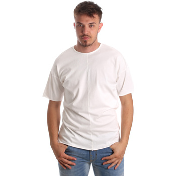 Textiel Heren T-shirts korte mouwen Antony Morato MMKS01564 FA100189 Wit