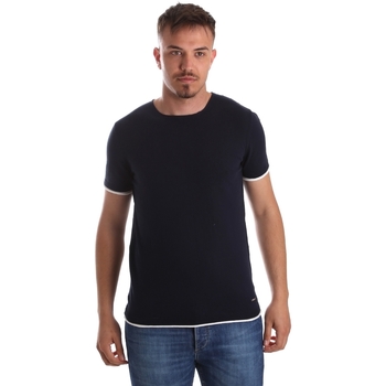 Textiel Heren T-shirts korte mouwen Gaudi 911FU53007 Blauw