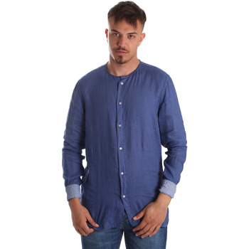 Textiel Heren Overhemden lange mouwen Gaudi 911BU45002 Blauw