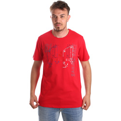 Textiel Heren T-shirts korte mouwen Navigare NV31090AD Rood