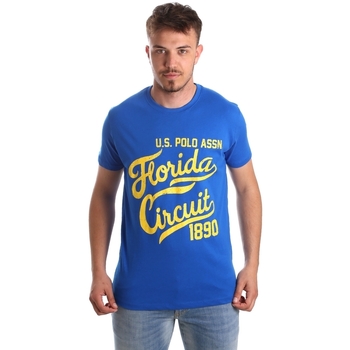 Textiel Heren T-shirts korte mouwen U.S Polo Assn. 49351 51340 Blauw