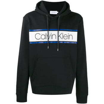 Textiel Heren Sweaters / Sweatshirts Calvin Klein Jeans K10K104401 Zwart