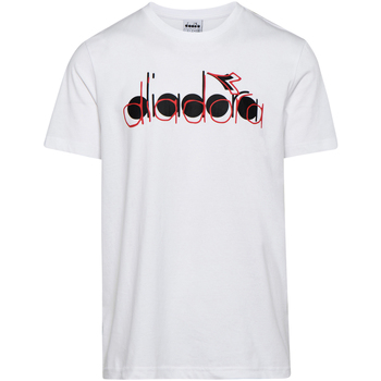 Textiel Heren T-shirts korte mouwen Diadora 502175834 Wit