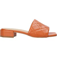 Schoenen Dames Leren slippers Grace Shoes 971Y001 Oranje