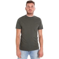 Textiel Heren T-shirts korte mouwen Les Copains 9U9013 Groen