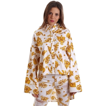 Textiel Dames Overhemden Versace B0HVB624S0771003 Wit