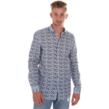 Textiel Heren Overhemden lange mouwen Sseinse CE508SS Blauw