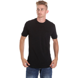 Textiel Heren T-shirts korte mouwen Les Copains 9U9010 Zwart