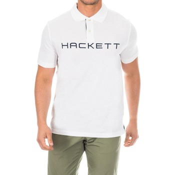 Textiel Heren Polo's korte mouwen Hackett HMX1007B-WHITE Wit