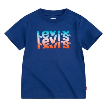 Textiel Jongens T-shirts korte mouwen Levi's 8EC826-U29 Marine