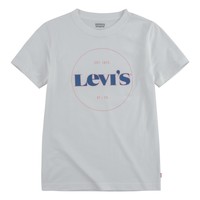 Textiel Jongens T-shirts korte mouwen Levi's 9ED415-001 Wit