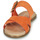 Schoenen Dames Leren slippers Tamaris LIDYA Oranje
