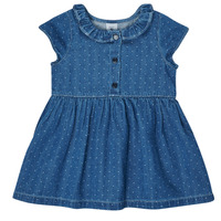Textiel Meisjes Korte jurken Petit Bateau MAURANE Blauw