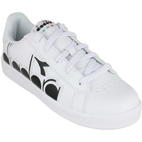 Schoenen Kinderen Sneakers Diadora Game p bolder gs 101.176274 01 C0351 White/Black Zwart