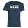 Textiel Heren T-shirts korte mouwen Vans VANS CLASSIC Blauw / Wit