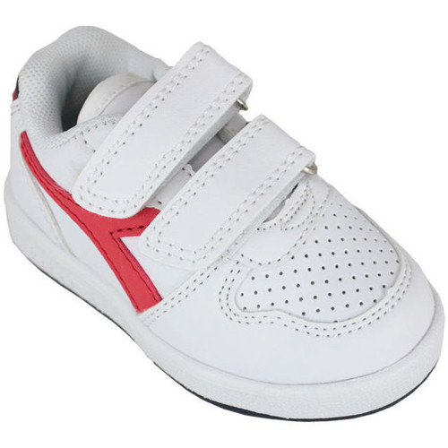 Schoenen Kinderen Sneakers Diadora 101.173302 01 C0673 White/Red Rood