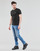 Textiel Heren T-shirts korte mouwen Calvin Klein Jeans YAF Zwart