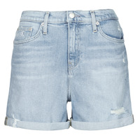 Textiel Dames Korte broeken / Bermuda's Calvin Klein Jeans MOM SHORT Blauw / Clair