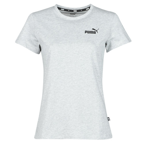 Textiel Dames T-shirts korte mouwen Puma ESS LOGO TEE Grijs / Gevlekt
