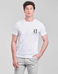 Textiel Heren T-shirts korte mouwen Armani Exchange 8NZTPH-ZJH4Z Wit