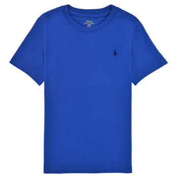 Textiel Jongens T-shirts korte mouwen Polo Ralph Lauren ELIVA Blauw / Saffier