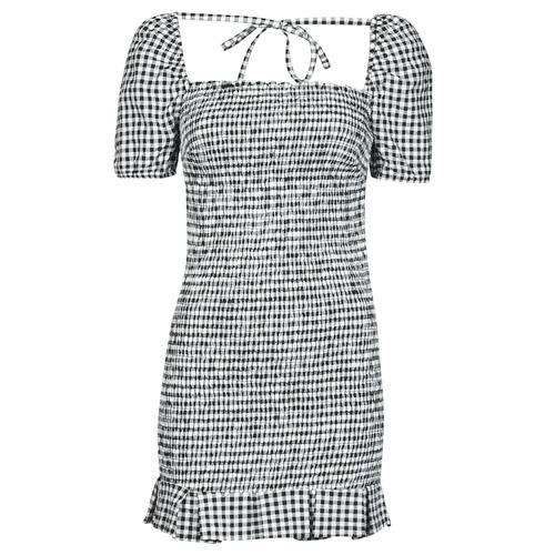 Textiel Dames Korte jurken Guess AIDA  DRESS Zwart / Wit