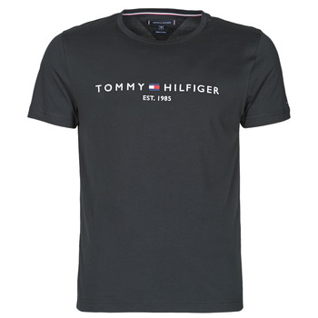 Textiel Heren T-shirts korte mouwen Tommy Hilfiger CORE TOMMY LOGO Zwart