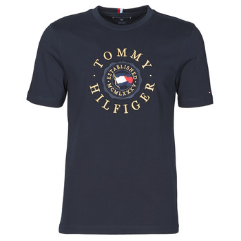 Textiel Heren T-shirts korte mouwen Tommy Hilfiger ICON COIN TEE Marine