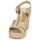 Schoenen Dames Sandalen / Open schoenen MICHAEL Michael Kors BERKLEY WEDGE Goud