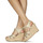 Schoenen Dames Sandalen / Open schoenen MICHAEL Michael Kors BERKLEY WEDGE Goud