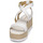 Schoenen Dames Sandalen / Open schoenen MICHAEL Michael Kors LOWRY WEDGE Wit