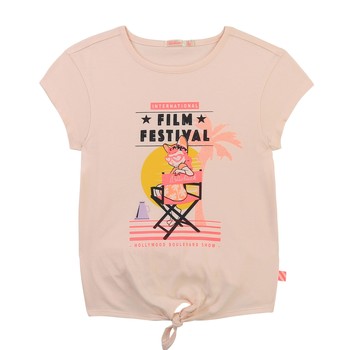 Textiel Meisjes T-shirts korte mouwen Billieblush U15852-44F Roze