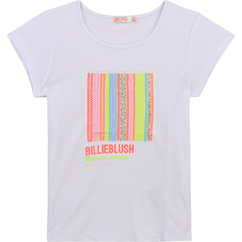 Textiel Meisjes T-shirts korte mouwen Billieblush U15857-10B Wit