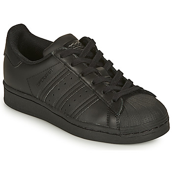 Schoenen Kinderen Lage sneakers adidas Originals SUPERSTAR C Zwart