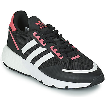 adidas ZX 1K Boost W Dames Sneakers - Core Black/Ftwr White/Hazy Rose - Maat 36 2/3