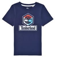 Textiel Jongens T-shirts korte mouwen Timberland GRISS Marine
