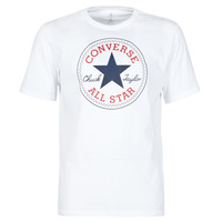 Textiel Heren T-shirts korte mouwen Converse NOVA CHUCK PATCH TEE Wit