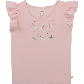 Textiel Meisjes T-shirts korte mouwen Carrément Beau Y15378-44L Roze