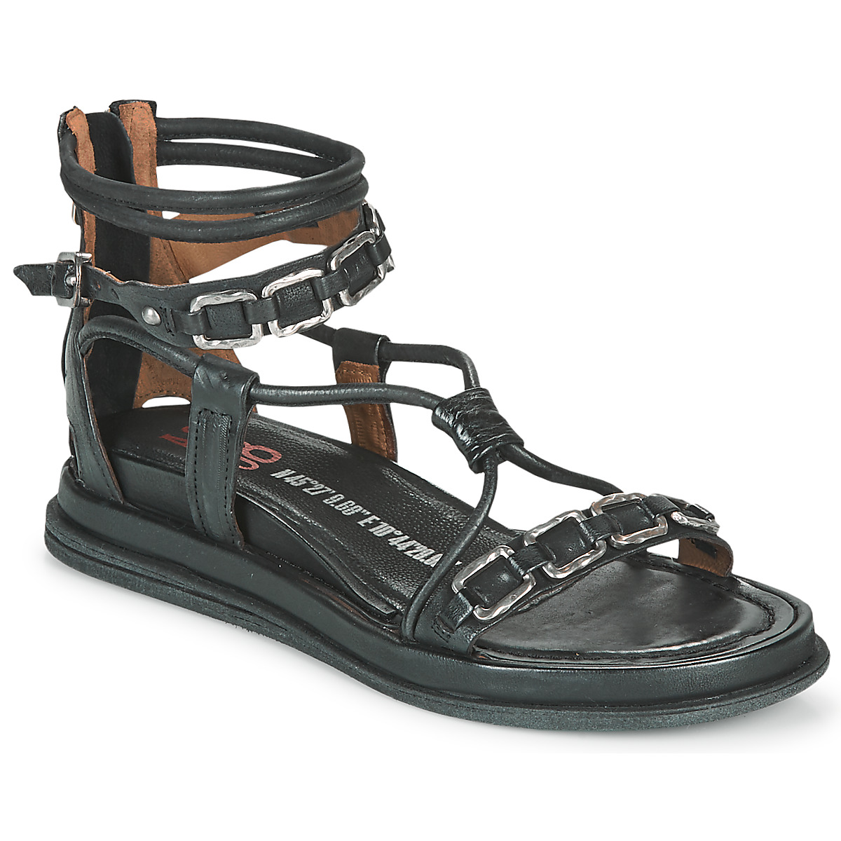 Schoenen Dames Sandalen / Open schoenen Airstep / A.S.98 POLA SQUARE Zwart