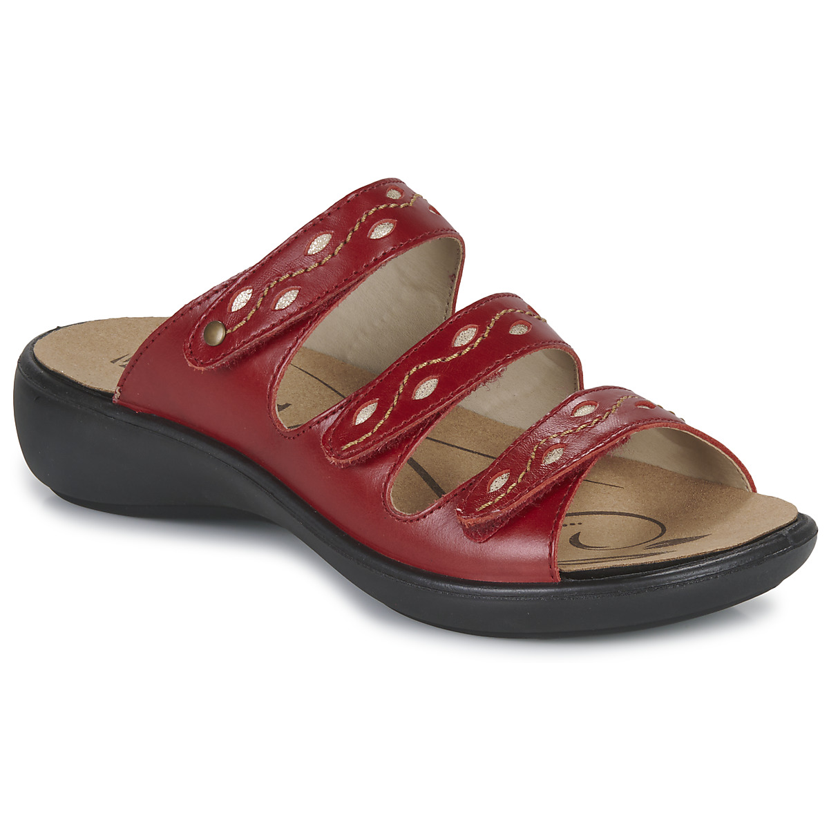 Westland IBIZA 66 - Volwassenen Dames slippersMoederdag - Kleur: Rood - Maat: 36