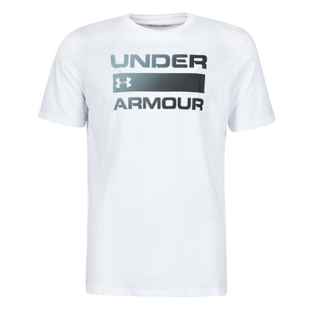 Textiel Heren T-shirts korte mouwen Under Armour UA TEAM ISSUE WORDMARK SS Wit
